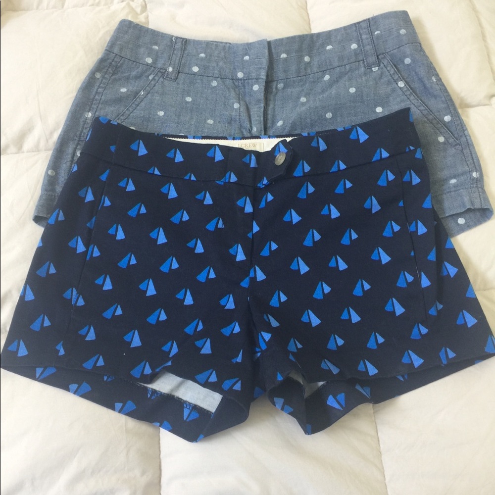 2 pairs of J. Crew Shorts